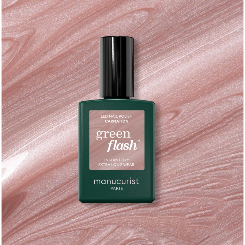 Vernis GREEN FLASH Semi-permanent-Carnation - 15ml -Manucurist