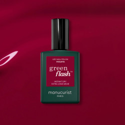 Vernis GREEN FLASH Semi-permanent-Violeta - 15ml -Manucurist