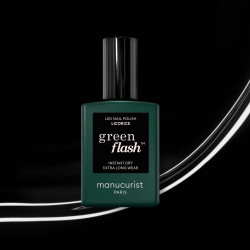 Vernis GREEN FLASH Semi-permanent-Licorice - 15ml -Manucurist
