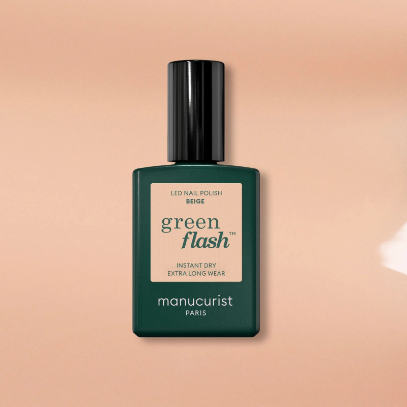 Vernis GREEN FLASH Semi-permanent- Nude - 15ml -Manucurist