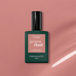 Vernis GREEN FLASH Semi-permanent- Old Rose - 15ml -Manucurist