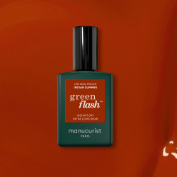 Vernis GREEN FLASH Semi-permanent- Indian Summer - 15ml -Manucurist