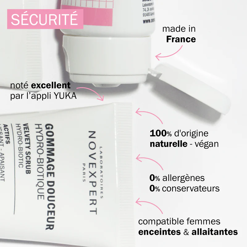 Gommage Douceur Hydro-Biotique - 60 ml- Novexpert