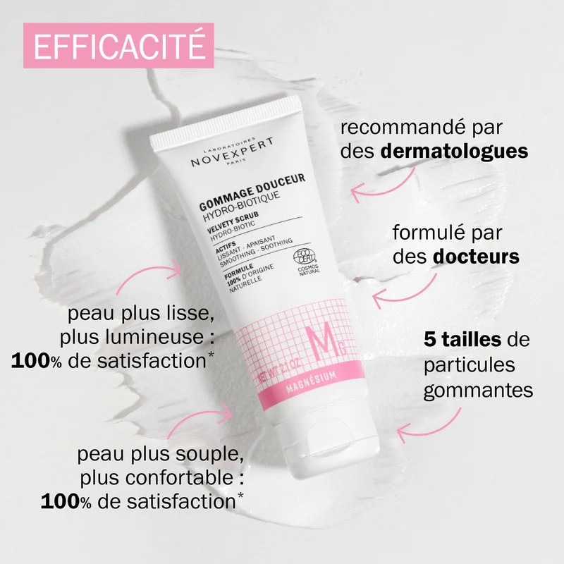 Gommage Douceur Hydro-Biotique - 60 ml- Novexpert