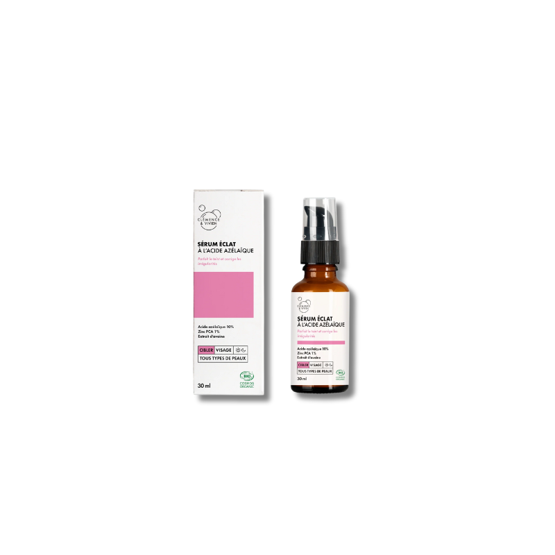 Sérum éclat acide azélaïque 10% 30ml - Clemence et Vivien