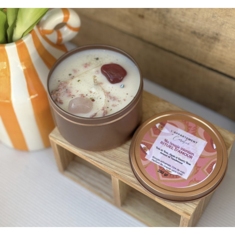bougie rituel d'amour
