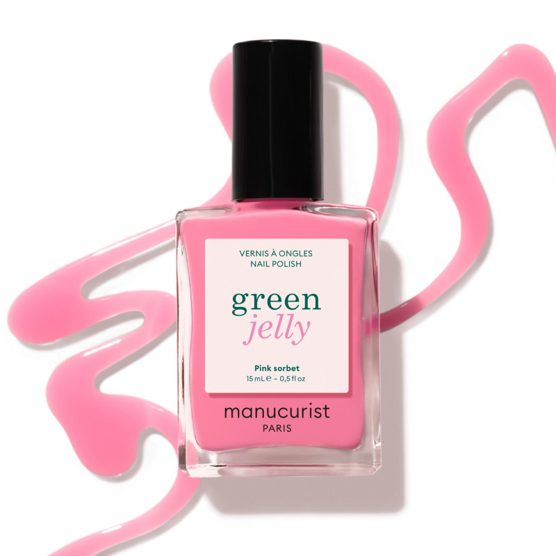 vernis jelly teinte pink sorbet manucurist