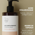 lait corps hydratant Clémence et Vivien