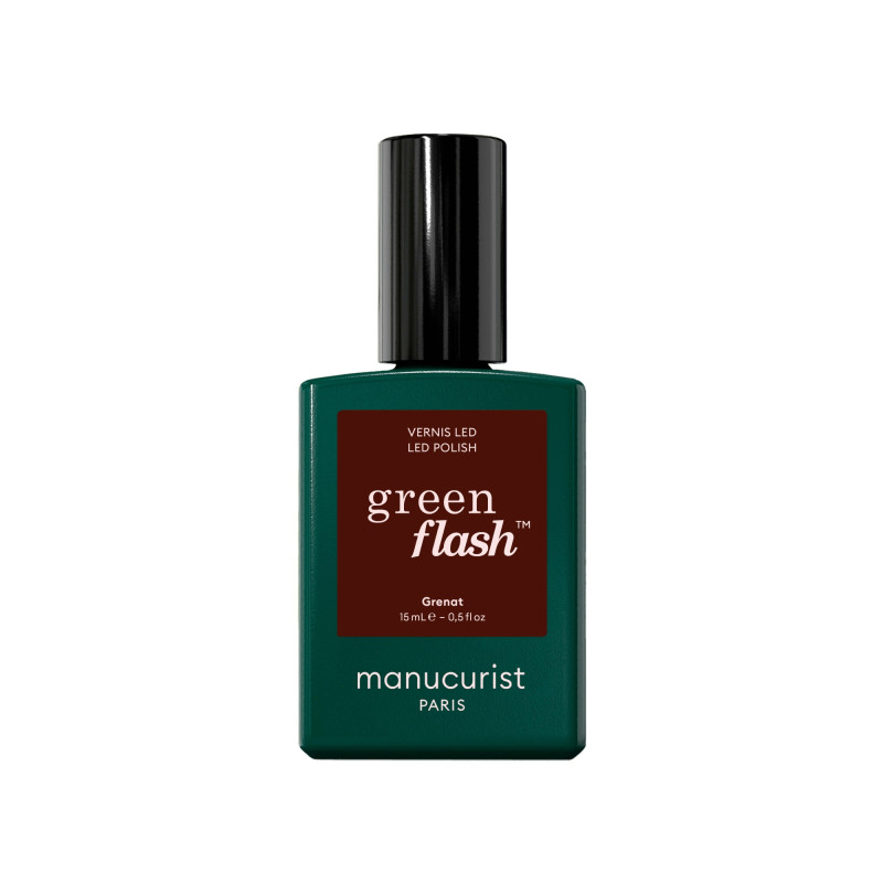 vernis green flash grenat