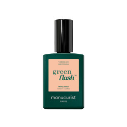 vernis green flash milky peach
