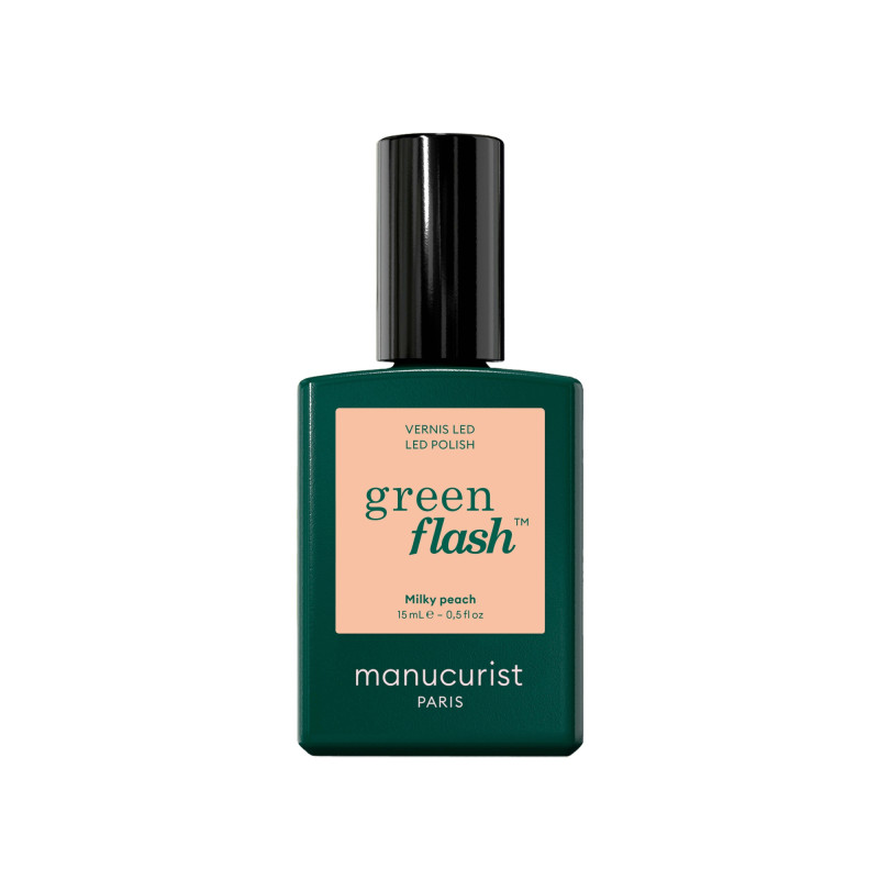 vernis green flash milky peach