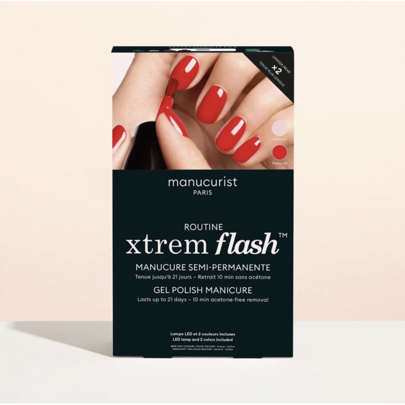 kit xtrem green flash manucurist