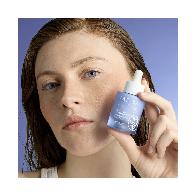 sérum bleu hydrabooster patyka à l'acide hyaluronique