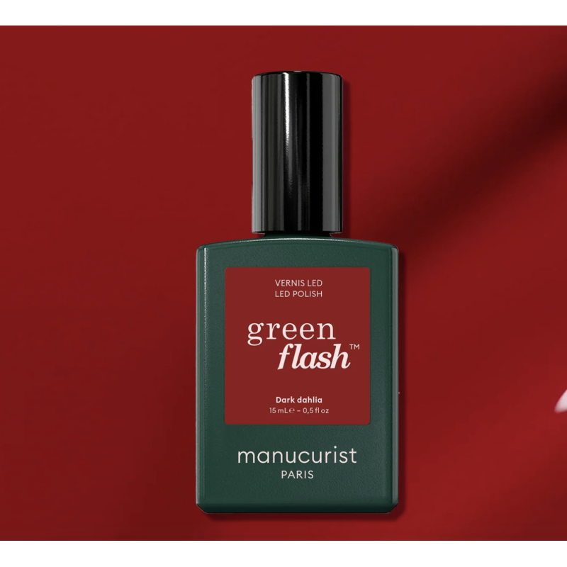 vernis green flash dark dahlia