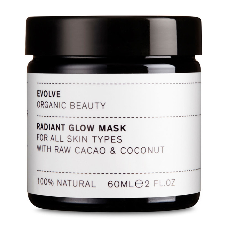 Masque exfoliant éclat cacao et coco pour tout type de peau-60ml-EVOLVE