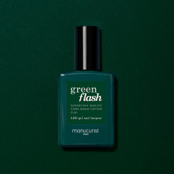 Vernis GREEN FLASH Semi-permanent-Emerald - 15ml -Manucurist