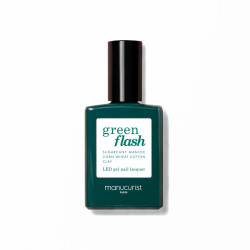 Vernis GREEN FLASH Semi-permanent-Snow- 15ml -Manucurist