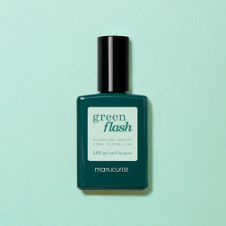 Vernis GREEN FLASH Semi-permanent-Snow- 15ml -Manucurist