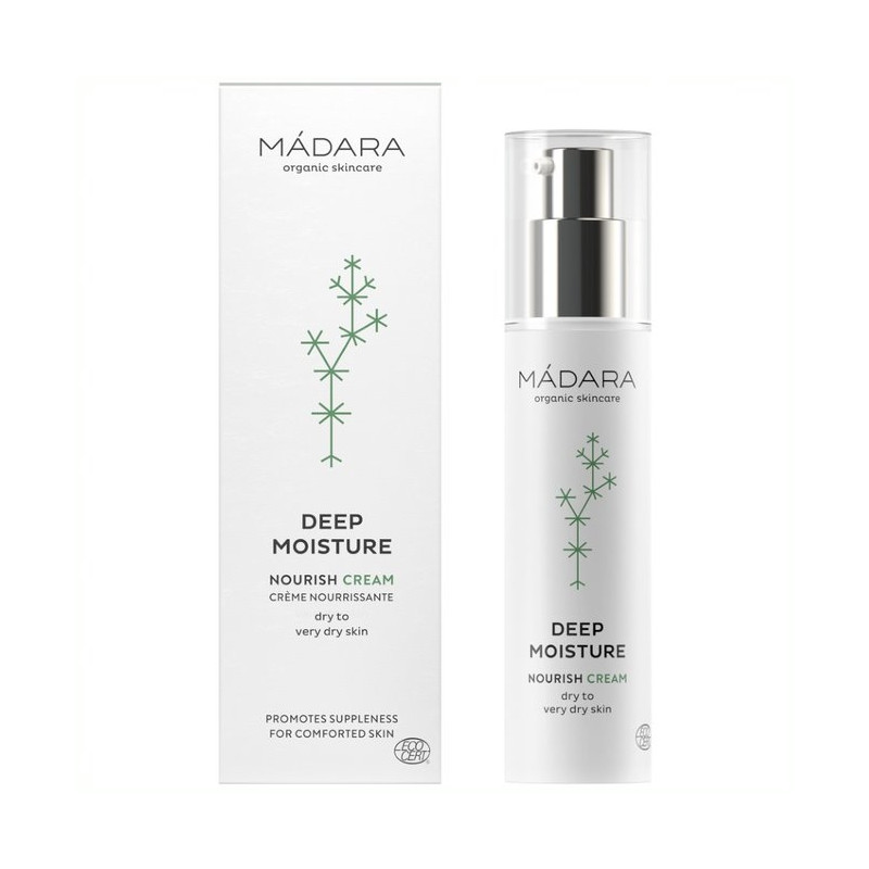 Crème riche peaux sèches "DEEP MOISTURE CREAM"-50ml-MADARA