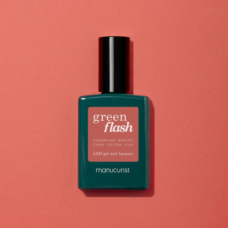 Vernis GREEN FLASH Semi-permanent- Bois de rose - 15ml -Manucurist
