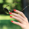 Vernis GREEN FLASH Semi-permanent- Red Coral - 15ml -Manucurist