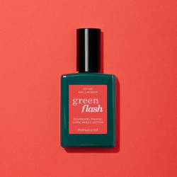 Vernis GREEN FLASH Semi-permanent- Red Coral - 15ml -Manucurist