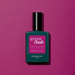 Vernis GREEN FLASH Semi-permanent- Armeria- 15ml -Manucurist