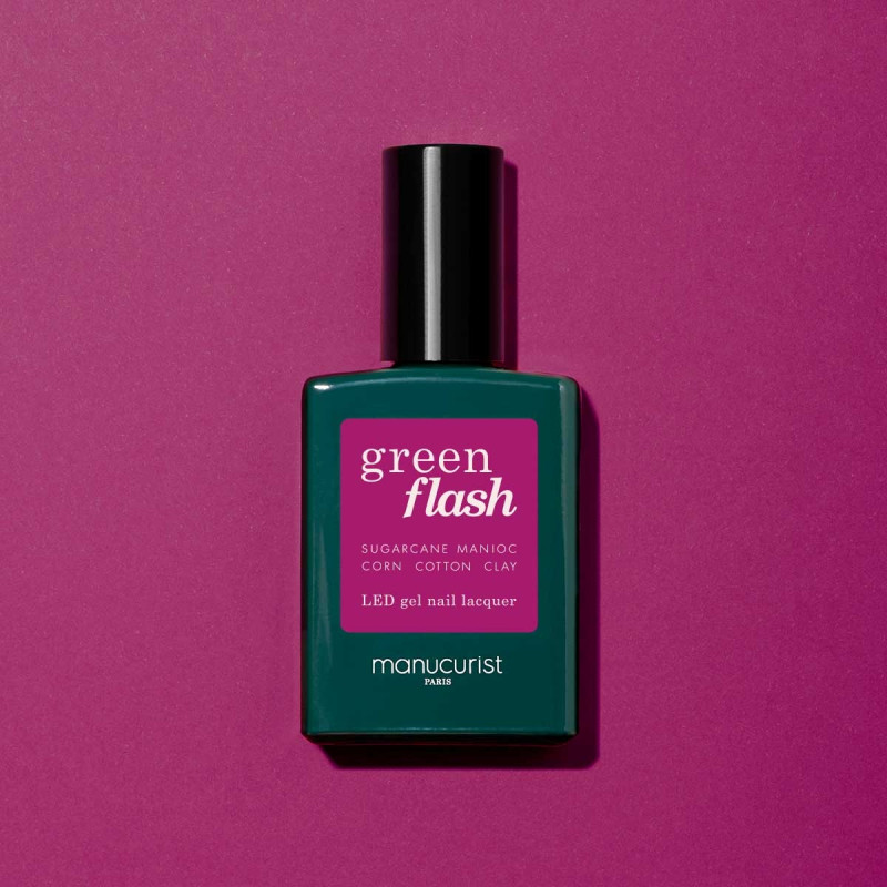 Vernis GREEN FLASH Semi-permanent- Armeria- 15ml -Manucurist