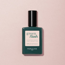 Vernis GREEN FLASH Semi-permanent- Pale rose - 15ml -Manucurist