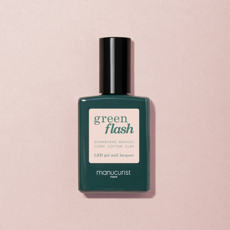 Vernis GREEN FLASH Semi-permanent- Pale rose - 15ml -Manucurist