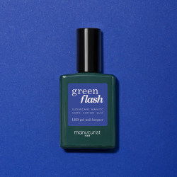 Vernis GREEN FLASH Semi-permanent- Ultramarine- 15ml -Manucurist