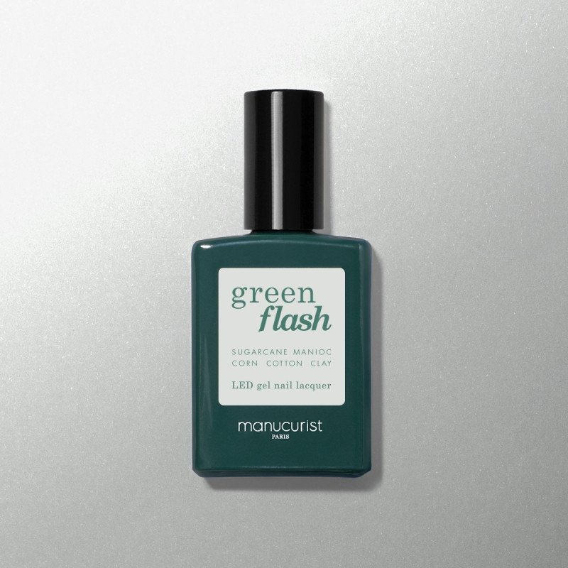 Vernis GREEN FLASH Semi-permanent- Diamant- 15ml -Manucurist