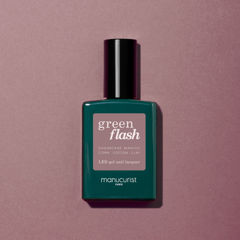 Vernis GREEN FLASH Semi-permanent- Rose Mountbatten  - 15ml -Manucurist