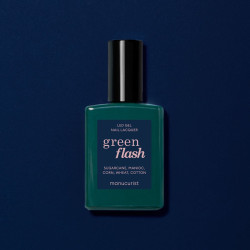 Vernis GREEN FLASH Semi-permanent- Navy Blue - 15ml -Manucurist