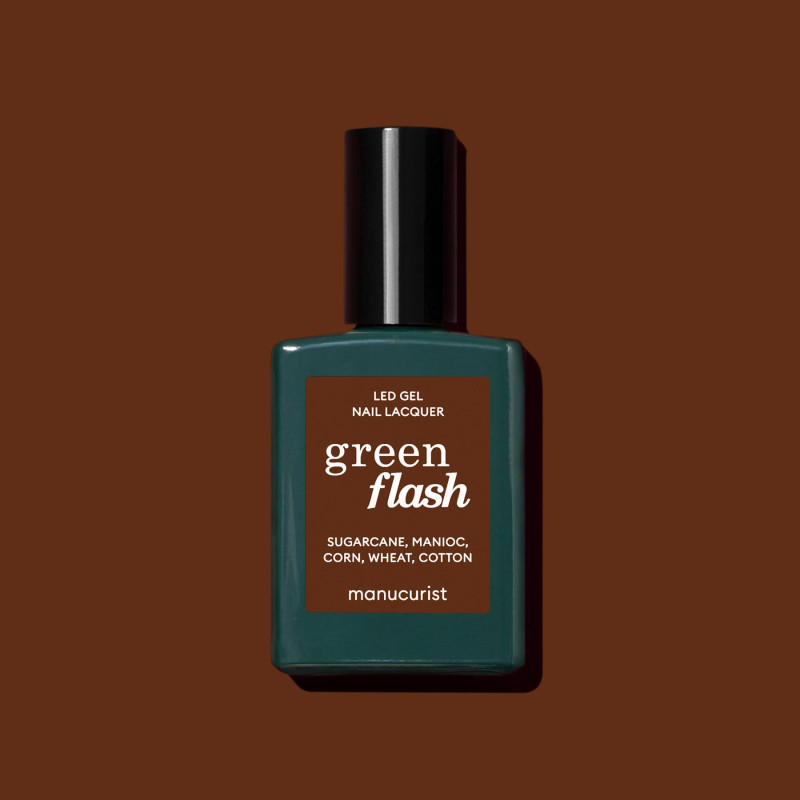 Vernis GREEN FLASH Semi-permanent- Chestnut  - 15ml -Manucurist