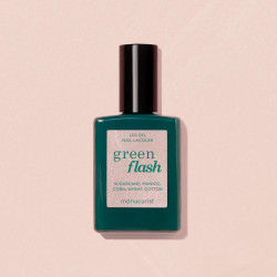 Vernis GREEN FLASH Semi-permanent- Cosmic rose - 15ml -Manucurist