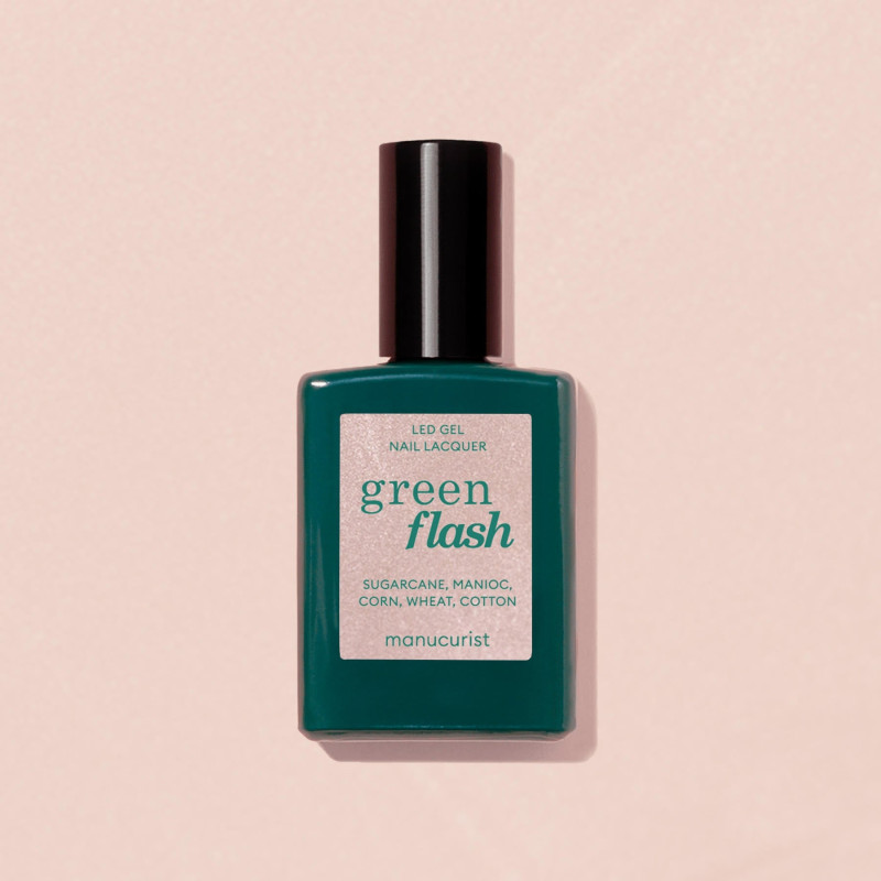 Vernis GREEN FLASH Semi-permanent- Cosmic rose  - 15ml -Manucurist