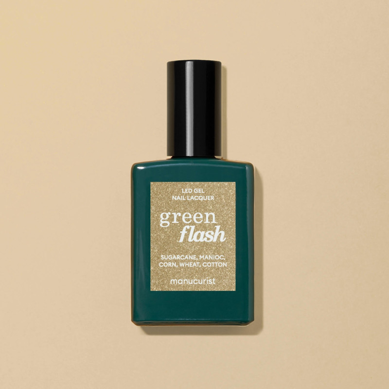 Vernis GREEN FLASH Semi-permanent- Orme - 15ml -Manucurist