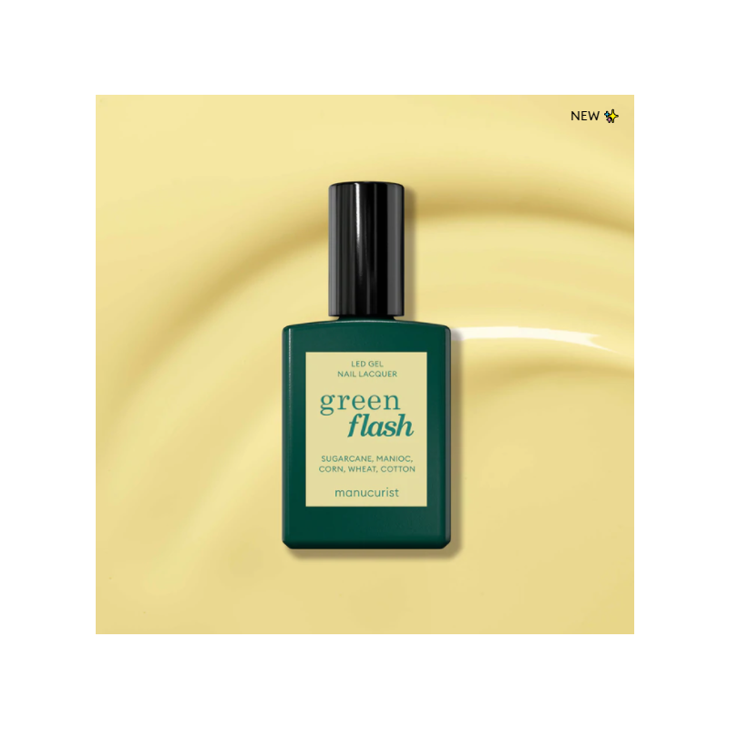 Vernis GREEN FLASH Semi-permanent- Mimosa - 15ml -Manucurist