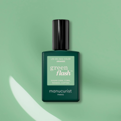 Vernis GREEN FLASH Semi-permanent- Amande - 15ml -Manucurist
