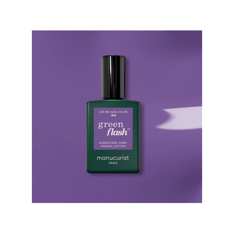 Vernis GREEN FLASH Semi-permanent- Iris- 15ml -Manucurist