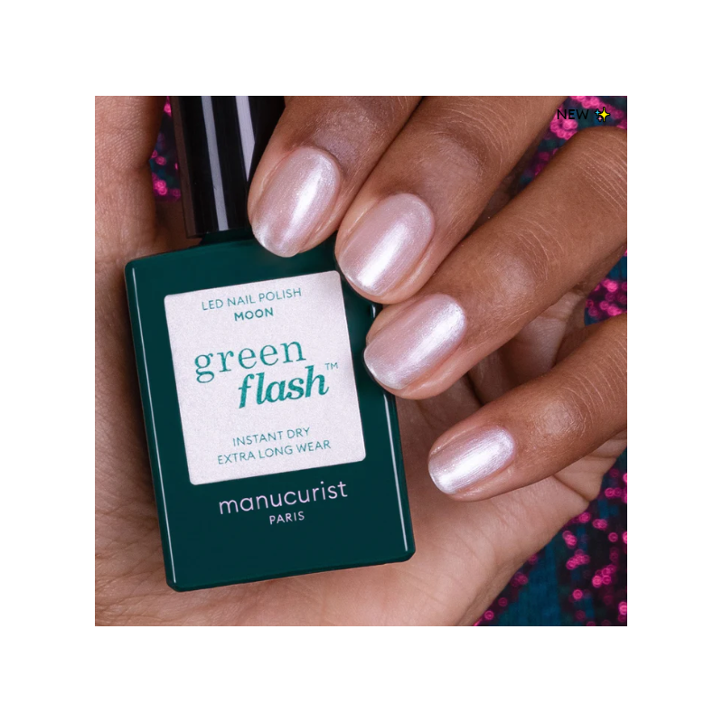 Vernis GREEN FLASH Semi-permanent- Moon - 15ml -Manucurist