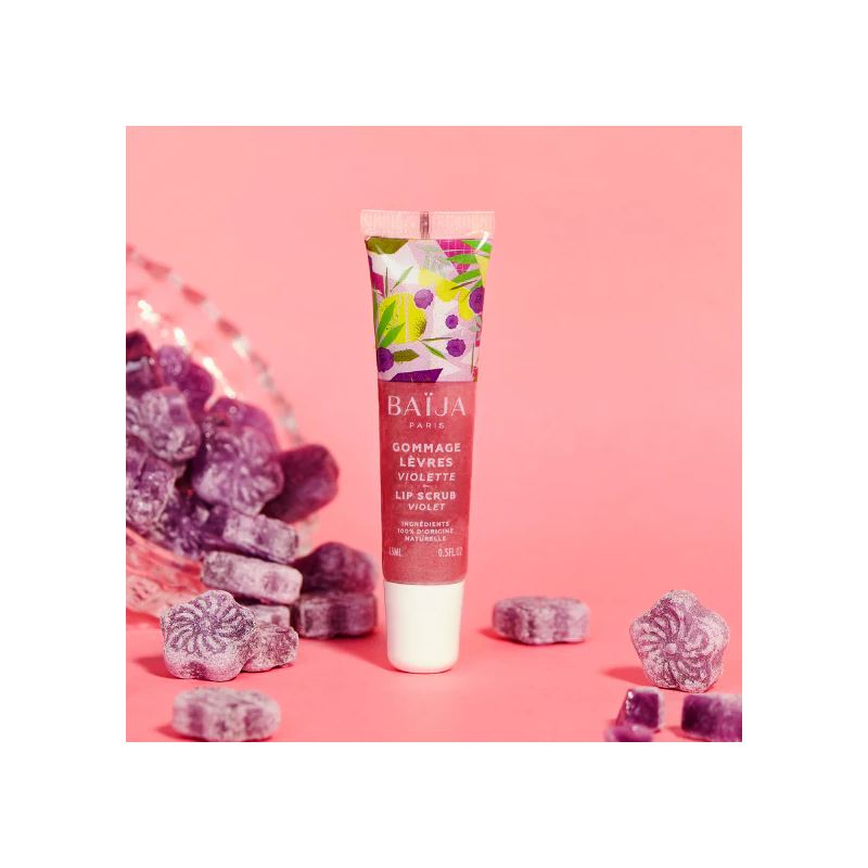 Gommage lèvres 15ml- Violette - Baïja