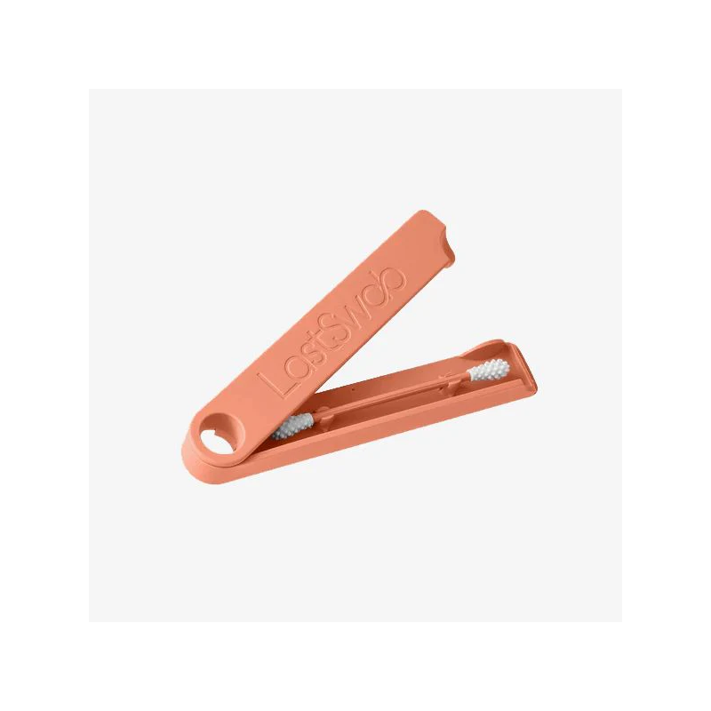 Coton-tige réutilisable orange Lastswab
