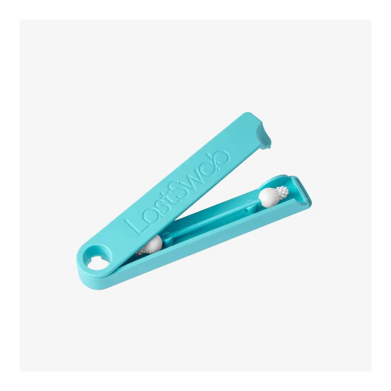 Coton tige réutilisable spécial Bébé Turquoise Lastswab