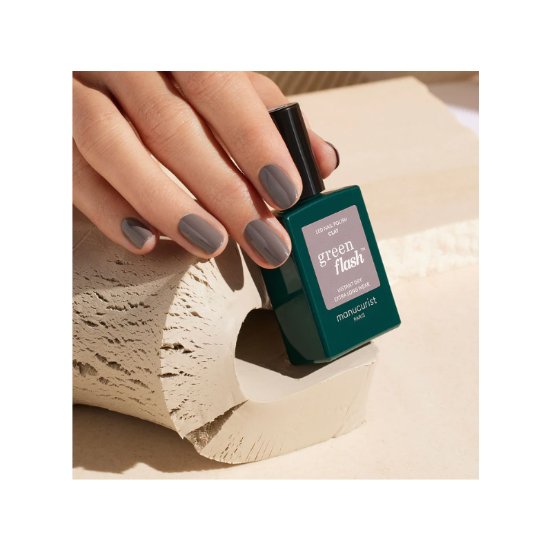 Vernis GREEN FLASH Semi-permanent- Clay - 15ml -Manucurist