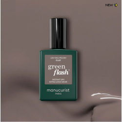 Vernis GREEN FLASH Semi-permanent- Clay - 15ml -Manucurist