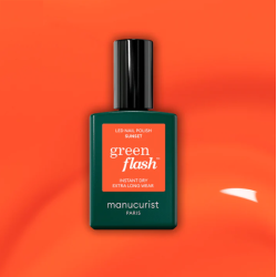 Vernis GREEN FLASH Semi-permanent- Sunset - 15ml -Manucurist