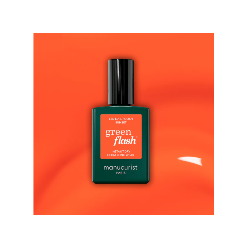 Vernis GREEN FLASH Semi-permanent- Sunset - 15ml -Manucurist