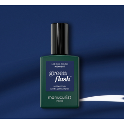 Vernis GREEN FLASH Semi-permanent- Midnight - 15ml -Manucurist